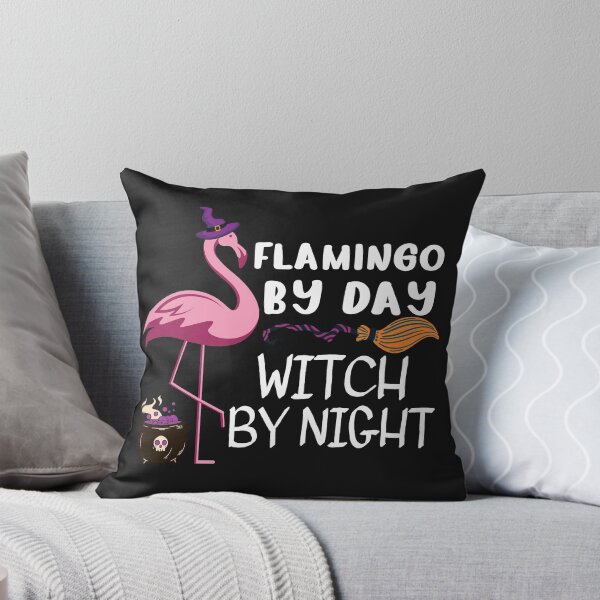 Item preview, Flamingo By Day Witch By Night designed and sold by TheAnimalZ00.