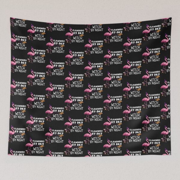 Item preview, Flamingo By Day Witch By Night designed and sold by TheAnimalZ00.