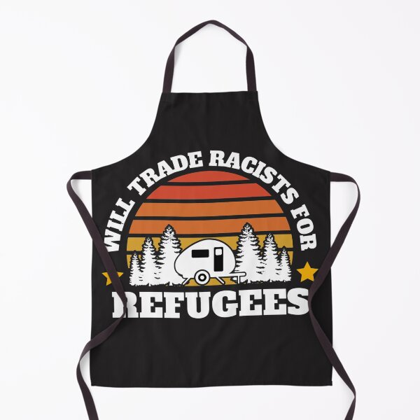 Item preview, Will trade racists for refugees (Camping RV Sunset) designed and sold by UnboundFull.