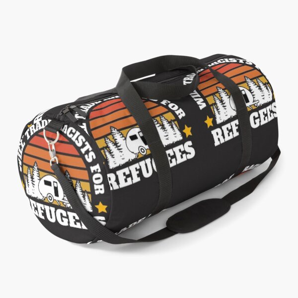 Item preview, Will trade racists for refugees (Camping RV Sunset) designed and sold by UnboundFull.