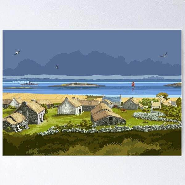 Vista previa del artículo con la obra «Keils, La isla de Jura», diseñado y vendido por smillership.