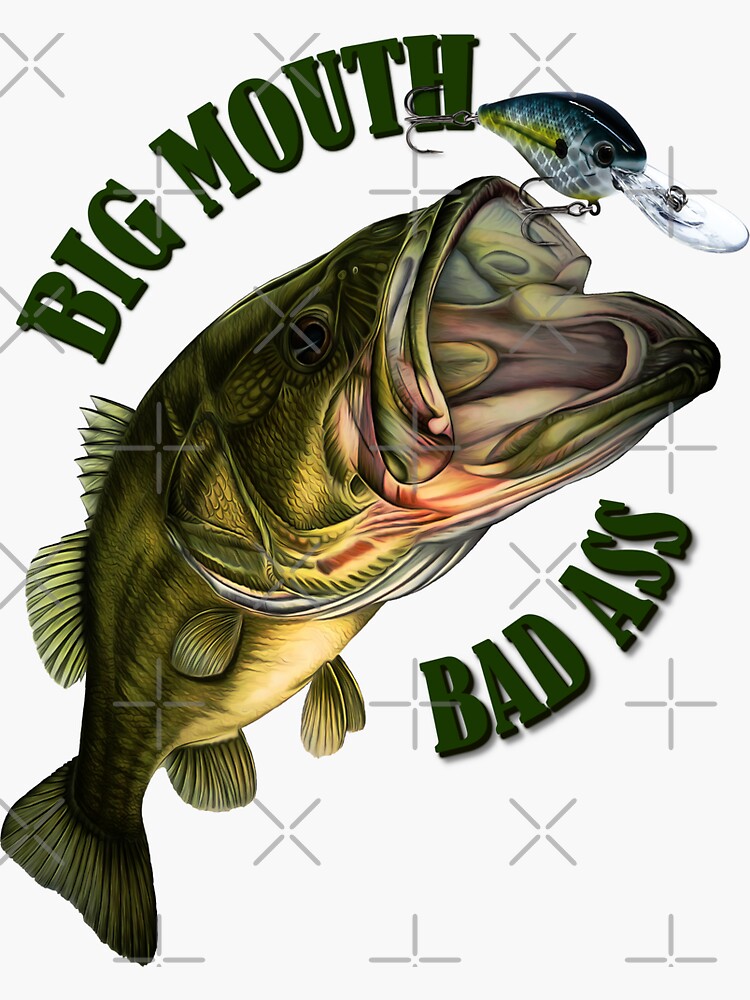 largemouth bass Sticker for Sale by Paul Kyriakides