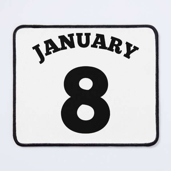 Item preview, 8th of January designed and sold by BlueThrow.