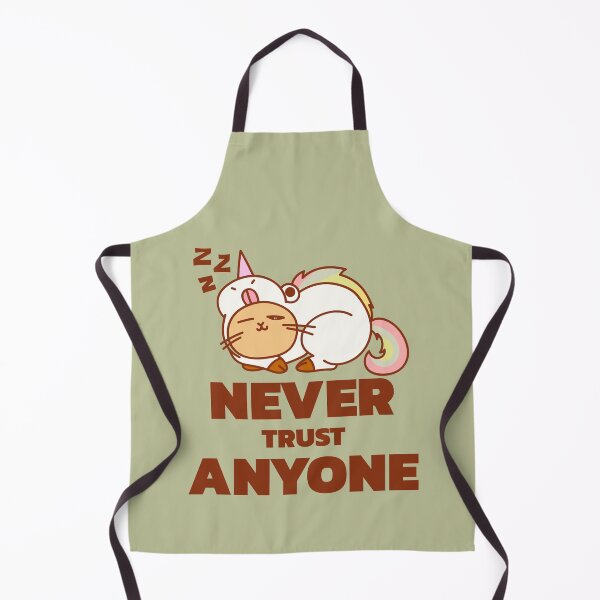 Item preview, Never trust anyone - cat sleeps unicorn - never trust anyone designed and sold by emm-j.