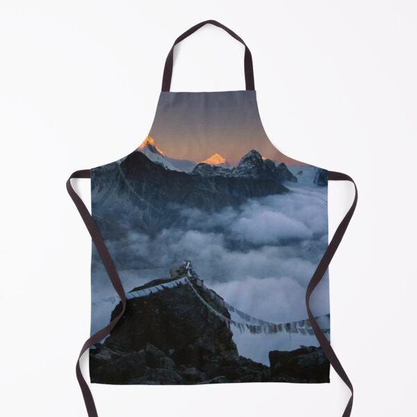 Item preview, Mountaineer Enjoying The View Of Mt Everest And The Himalayan Mountains At Sunset From Gokyo Ri designed and sold by RiverenAshley.