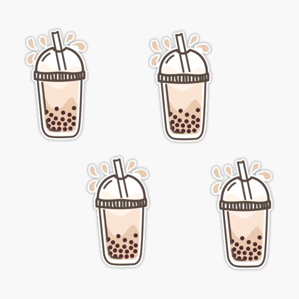 Boba Milk Tea in a cup! Poster for Sale by G-Emanuel