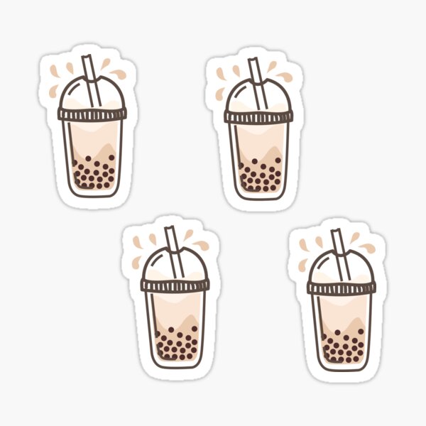 Boba Milk Tea in a cup! Poster for Sale by G-Emanuel