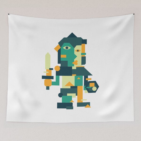 Item preview, Knight Cubism designed and sold by papererwin.