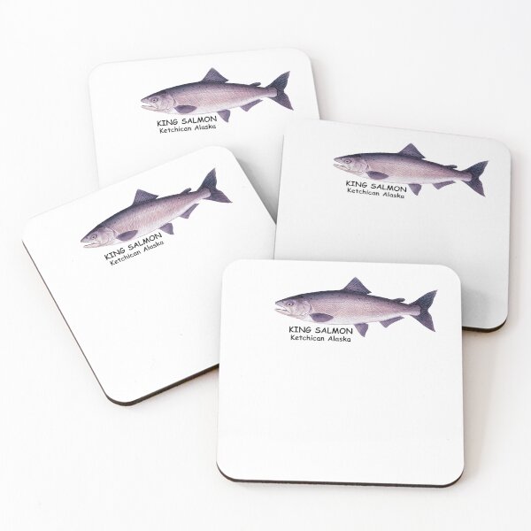 Item preview, KING SALMON KETCHICAN ALASKA designed and sold by cgullart.
