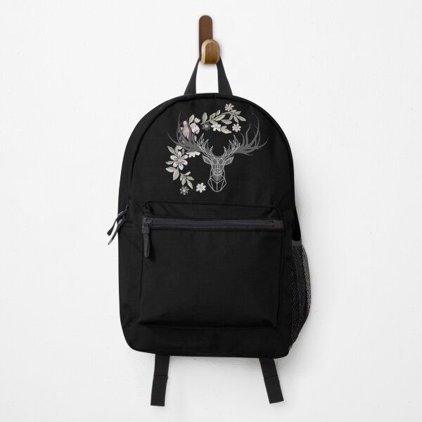 Item preview, Deer Antlers Geometric with Flowers designed and sold by Weklipse.