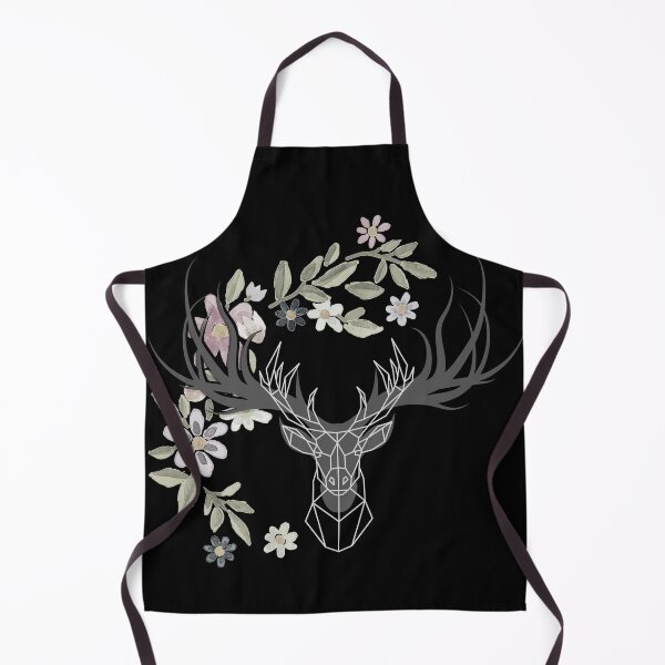 Item preview, Deer Antlers Geometric with Flowers designed and sold by Weklipse.