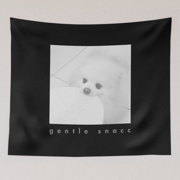 Item preview, Gentle Snacc Tortilla Dog  black text  designed and sold by CherylNolen.