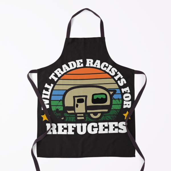 Item preview, Will trade racists for refugees (Camping RV Sunset) designed and sold by UnboundFull.
