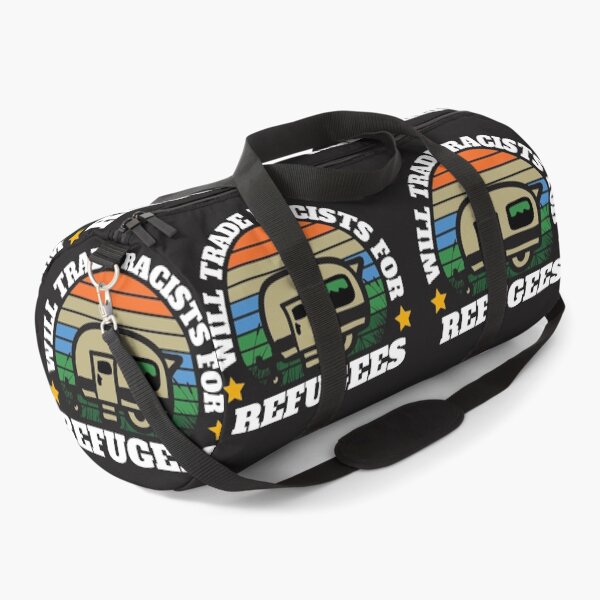 Item preview, Will trade racists for refugees (Camping RV Sunset) designed and sold by UnboundFull.