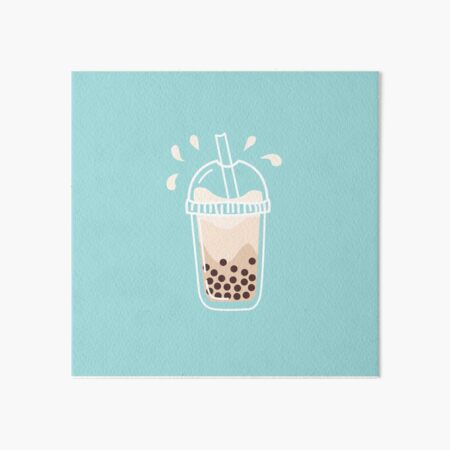 Boba Milk Tea in a cup! Poster for Sale by G-Emanuel