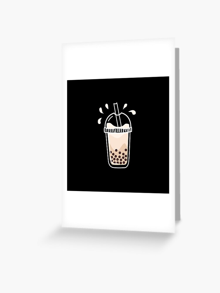 Boba Milk Tea in a cup! Poster for Sale by G-Emanuel