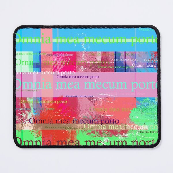 Item preview, Omnia mea mecum porto Quote, I carry all that is mine with me designed and sold by Mauswohn.