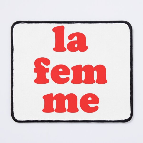 Item preview, La Femme Print, French Slogan designed and sold by kapotka.