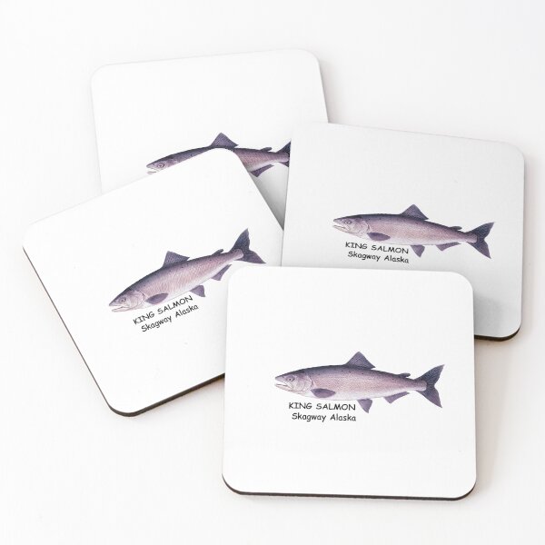 Item preview,  KING SALMON SKAGWAY ALASKA designed and sold by cgullart.