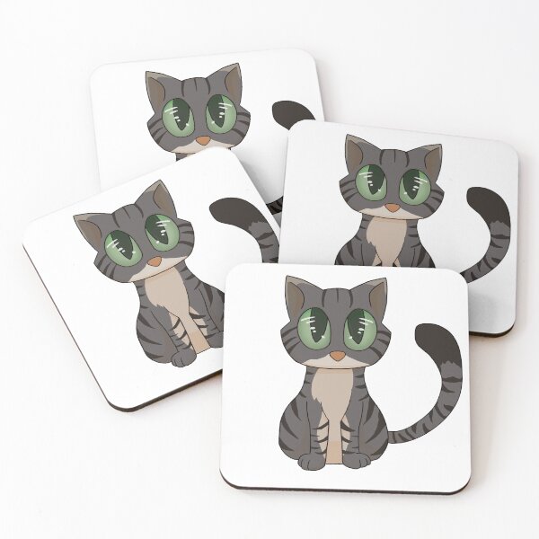 Item preview, Fluffy Cat (Grey Tabby) designed and sold by KittyShish.