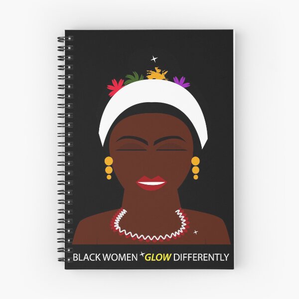 Item preview, Black Women Glow Differently designed and sold by showoffmarket.