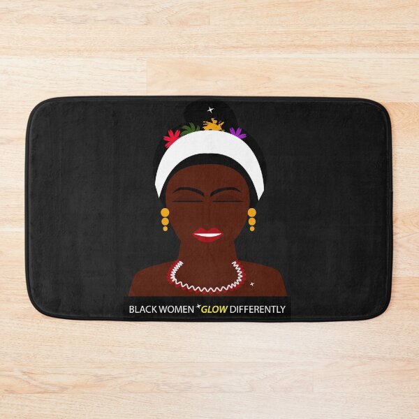 Item preview, Black Women Glow Differently designed and sold by showoffmarket.