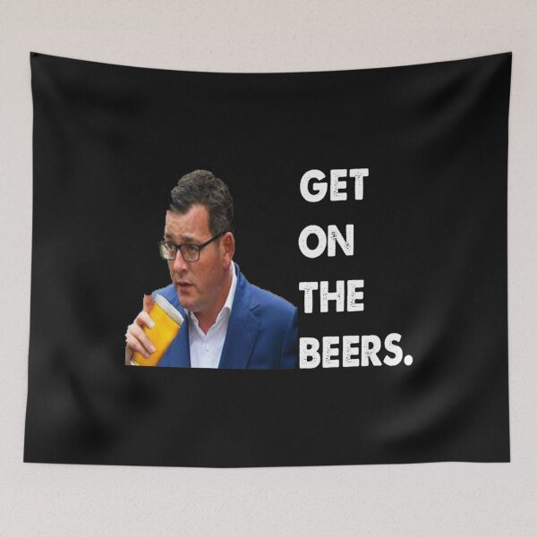 Aperçu de l'œuvre Montez sur les bières Daniel Andrews créée et vendue par CherylNolen.