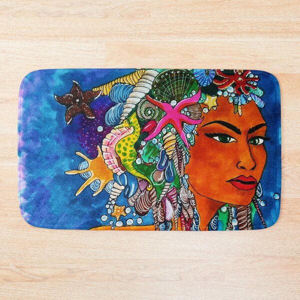 Item preview, Coral Mermaid designed and sold by LataArtStudio.