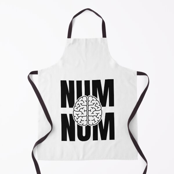 Item preview, Num Num More Brains | Hungry Zombie Apocalypse Funny Halloween designed and sold by GravitiTees.