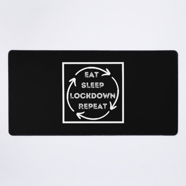 Item preview, Eat Sleep Lockdown Repeat - COVID Lockdowns designed and sold by ijdesigns.