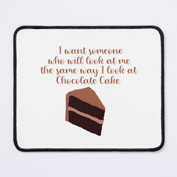 Item preview, CHOCOLATE CAKE LOVER designed and sold by Pixel Papers 17.