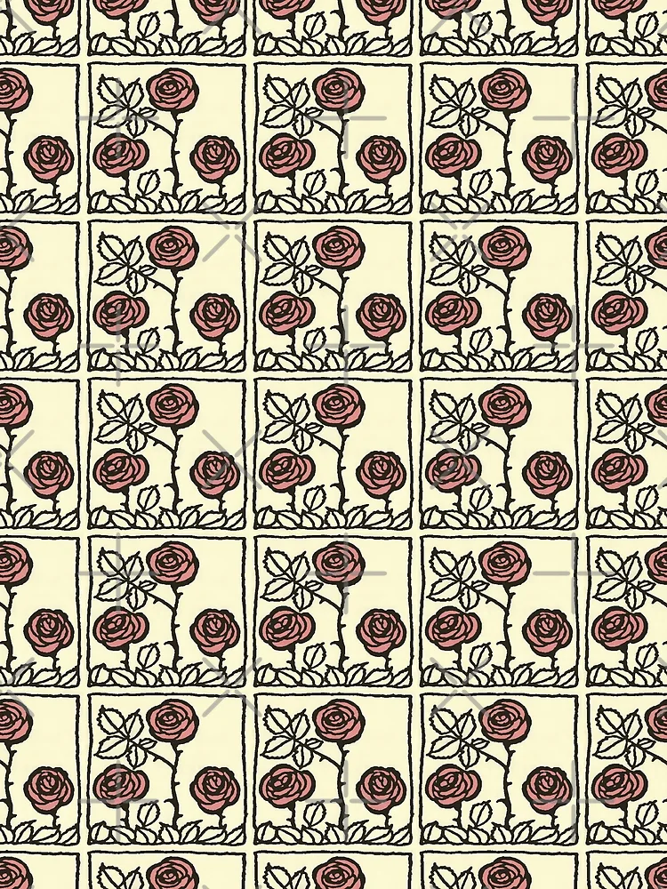 Thumbnail 3 of 3, Scarf, Arthur Rackham- Roses designed and sold by Dreamflight.