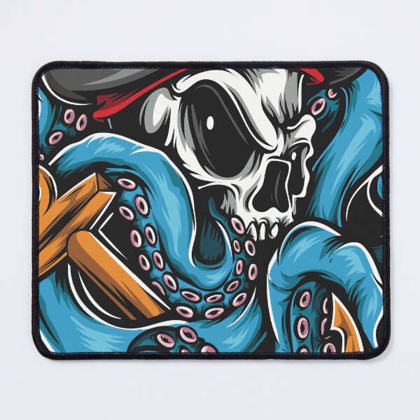 Item preview, Pirate Octopus Skull designed and sold by Vector Scout Lab.