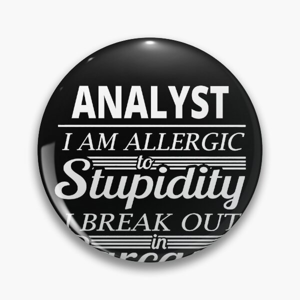 Item preview, Analyst designed and sold by clickmostro.