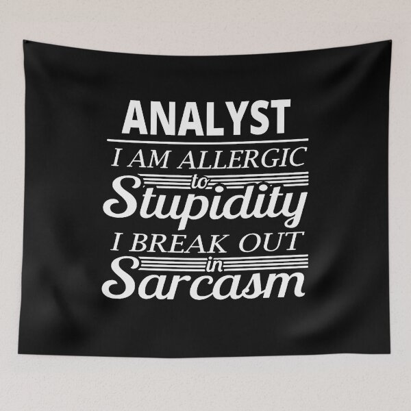 Item preview, Analyst designed and sold by clickmostro.
