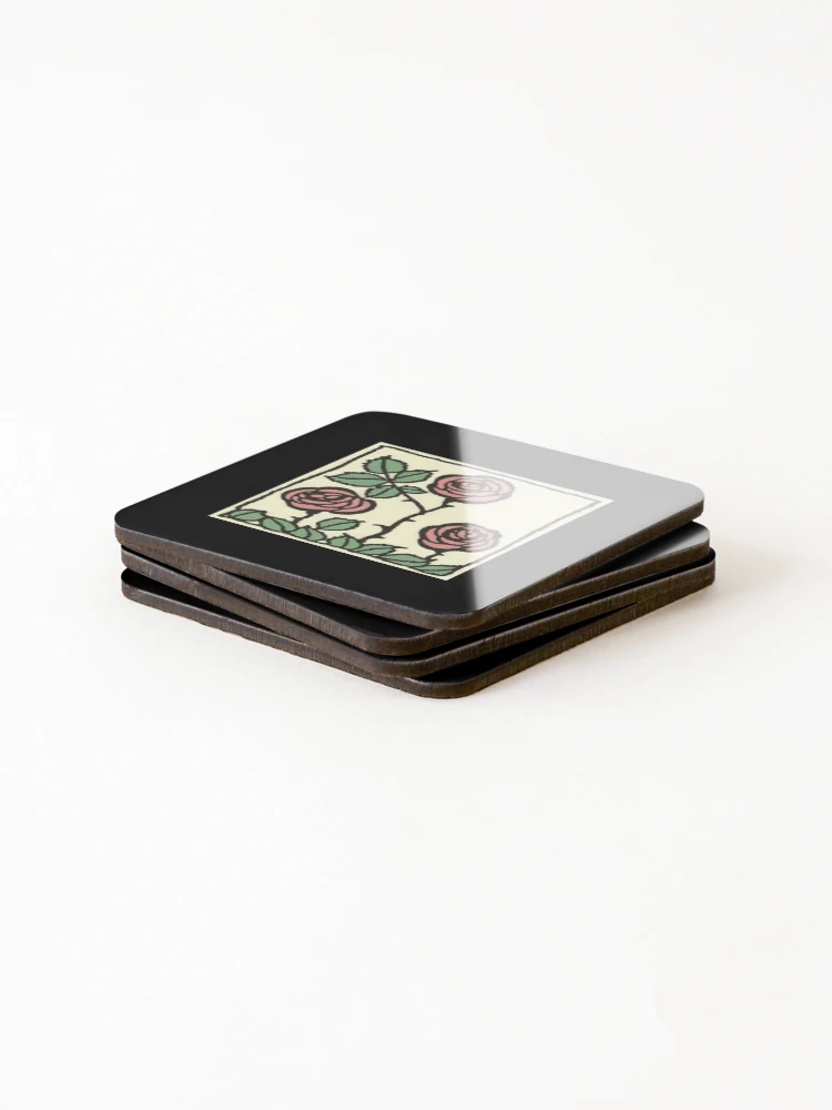 Thumbnail 4 of 5, Coasters (Set of 4), Arthur Rackham- Roses designed and sold by Dreamflight.