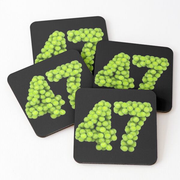 Item preview, Tennis Player Number 47 - Tennis Sports forty-seven Game Set Match 47 designed and sold by elhefe.