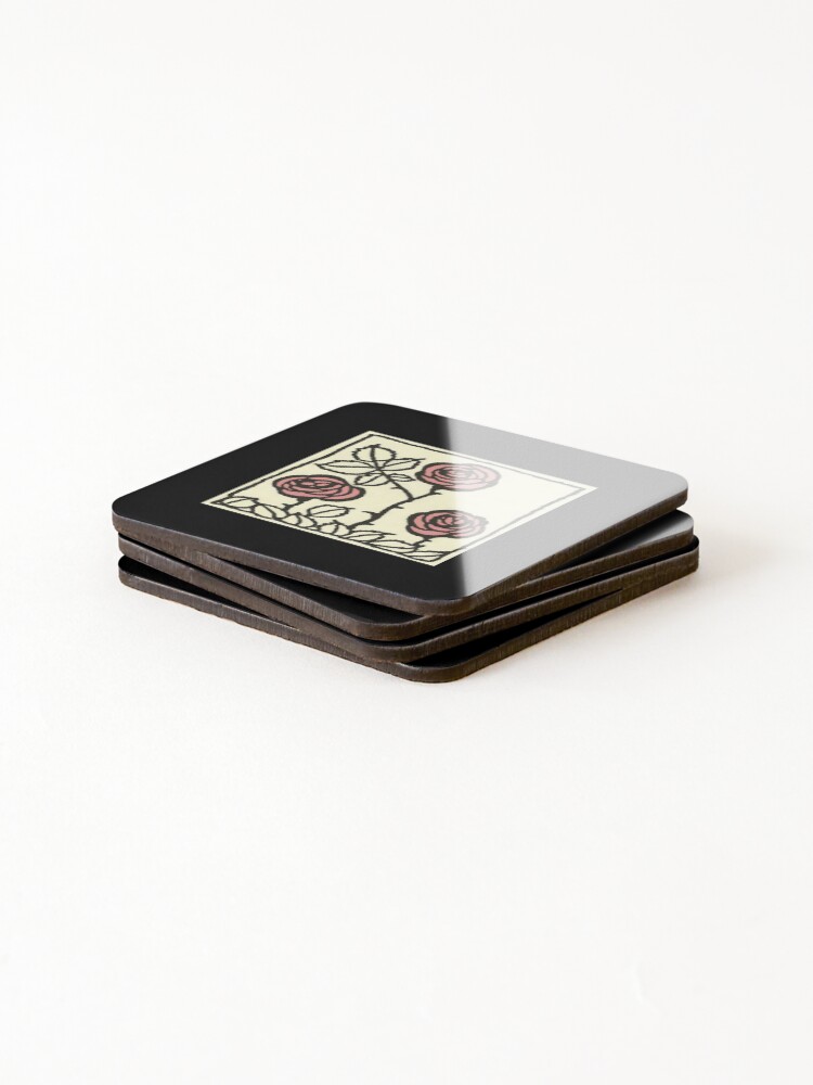 Thumbnail 4 of 5, Coasters (Set of 4), Arthur Rackham- Roses designed and sold by Dreamflight.