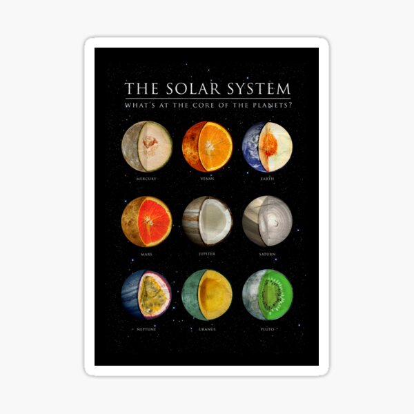 The Solar System Sticker