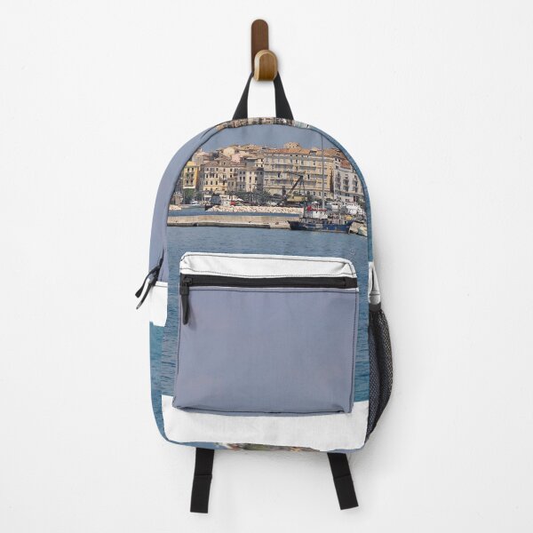 Item preview, Port and old fortress Corfu town Greece designed and sold by goceris.