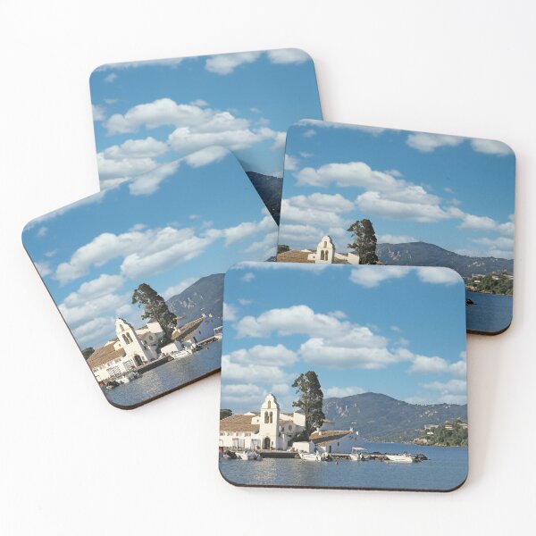 Item preview, Vlacherna monastery Corfu island Greece summer season designed and sold by goceris.