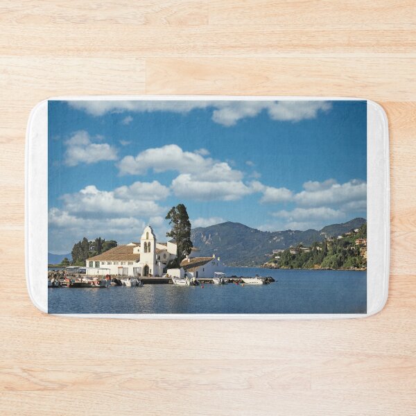 Item preview, Vlacherna monastery Corfu island Greece summer season designed and sold by goceris.