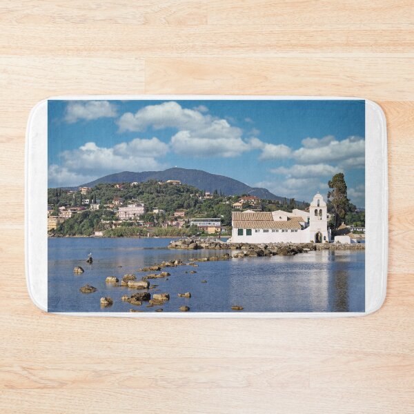 Item preview, Vlacherna monastery Pontikonisi Corfu island Greece designed and sold by goceris.