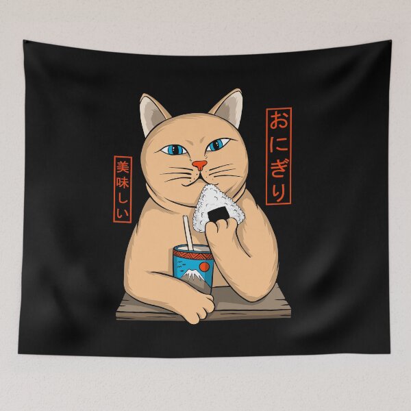 Item preview, Cat Love Onigiri designed and sold by predatorart93.