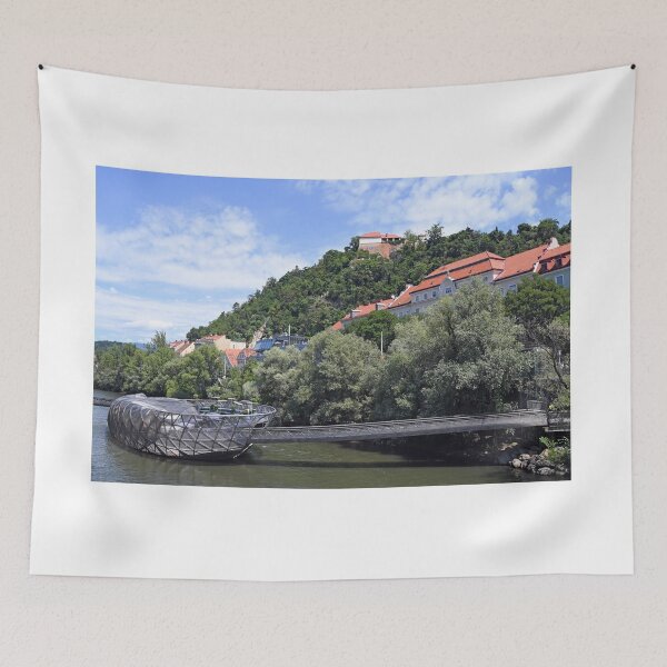 Item preview, Mur Island Bridge in Graz Austria designed and sold by goceris.