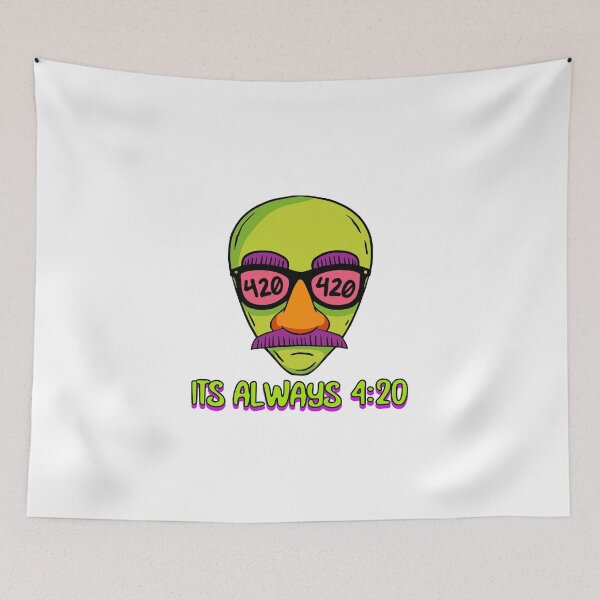 Item preview, Its Always 420 Alien designed and sold by HigherMartians.