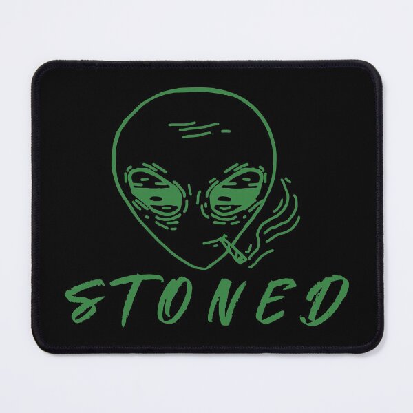 Item preview, Stoned Alien (Black) designed and sold by HigherMartians.