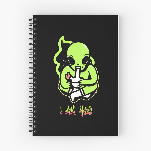 Item preview, I AM 420 Alien (Black) designed and sold by HigherMartians.