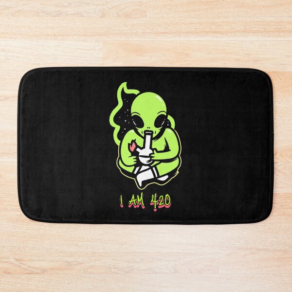 Item preview, I AM 420 Alien (Black) designed and sold by HigherMartians.