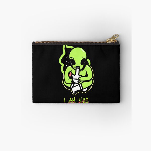 Item preview, I AM 420 Alien (Black) designed and sold by HigherMartians.